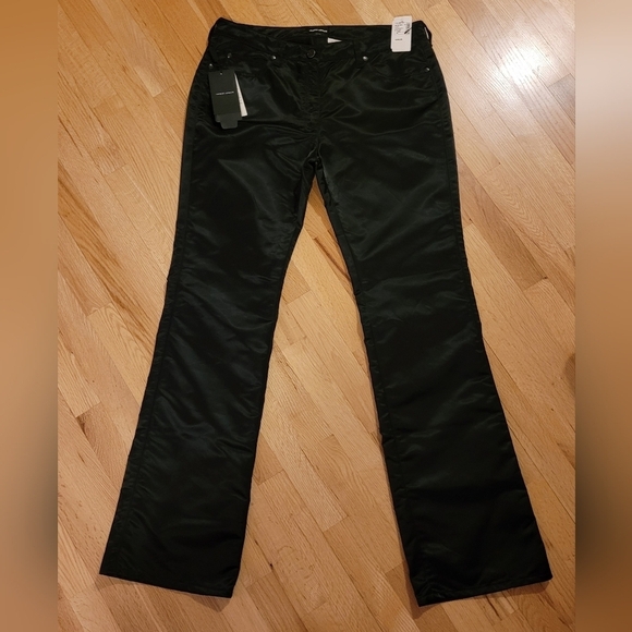Giorgio Armani Pants - Giorgio Armani Black Flare Corduroy Pants